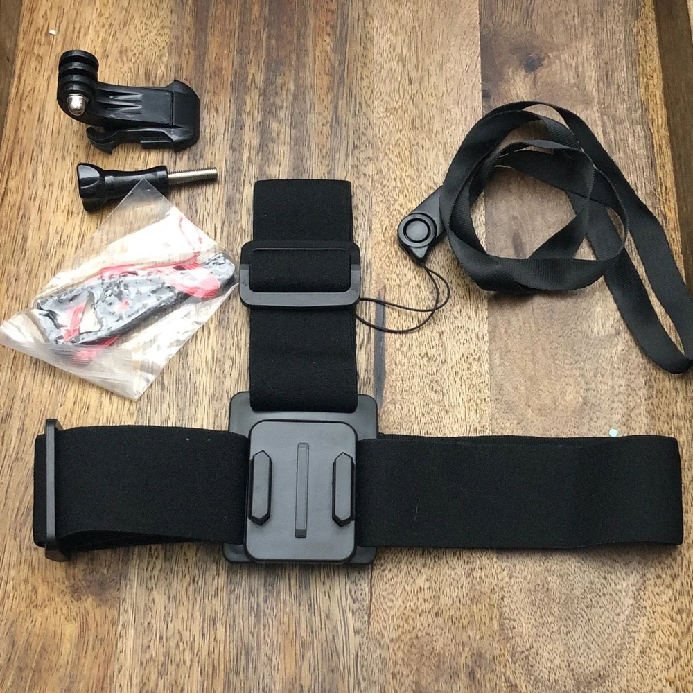 Universal Black Head Mount Strap for Action Cameras